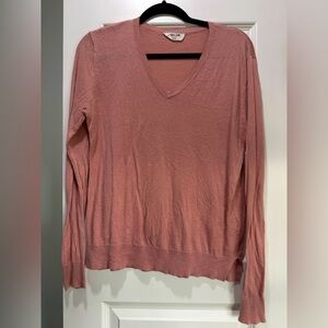 Double Zero pink long sleeve sweater size small